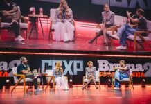 Painel de ‘Bruna Surfistinha 2’ reúne Deborah Secco e Baldini na CCXP25 ainel de 'Bruna Surfistinha 2' reúne Deborah Secco e Baldini na CCXP25 (Foto: Aline Reis)
