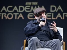 Paramount+ apresenta clipe de ‘Star Trek: Academia da Frota Estelar’ na CCXP Paul Giamatti revela clipe de ‘Star Trek: Academia da Frota Estelar’ (Foto: Cleiby Trevisan)