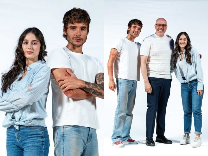 João Lucas e Marianna Alexandre apresentam Percy e Annabeth na versão brasileira do musical ‘Percy Jackson – O Ladrão de Raios’, anunciada pela Lab Cultural durante painel na CCXP (Foto: Luis França) João Lucas e Marianna Alexandre apresentam Percy e Annabeth na versão brasileira do musical ‘Percy Jackson – O Ladrão de Raios’, anunciada pela Lab Cultural durante painel na CCXP (Foto: Luis França)