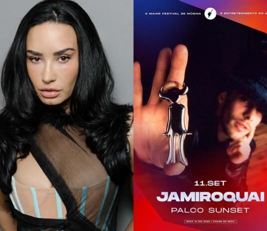 Rock in Rio 2026 anuncia Maroon 5, Demi Lovato e Jamiroquai Demi Lovato e Jamiroquai integram o line-up do Rock in Rio 2026 em noites distintas no Palco Mundo e no Palco Sunset (Foto: Divulgação)