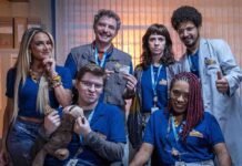 Filme ‘Bolão da Firma’ conclui gravações com elenco de humor Encerram as gravações de ‘Bolão da Firma’, nova longa dos Estúdios Globo com talentos do humor (Foto: Globo/ Angélica Goudinho)