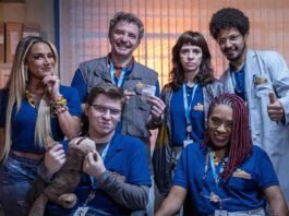 Filme ‘Bolão da Firma’ conclui gravações com elenco de humor Encerram as gravações de ‘Bolão da Firma’, nova longa dos Estúdios Globo com talentos do humor (Foto: Globo/ Angélica Goudinho)