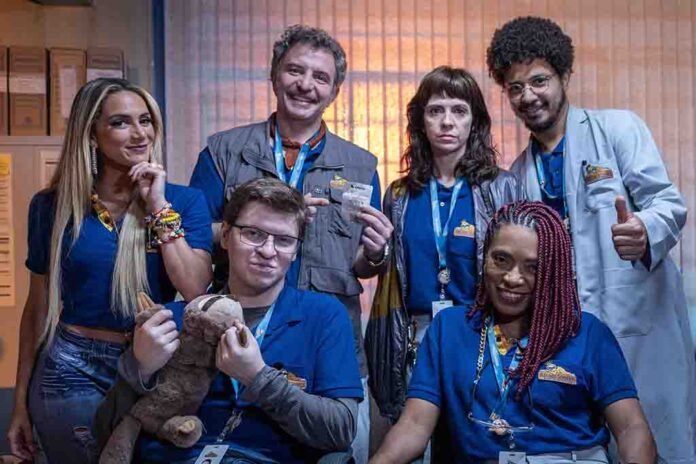 Encerram as gravações de ‘Bolão da Firma’, nova longa dos Estúdios Globo com talentos do humor (Foto: Globo/ Angélica Goudinho)