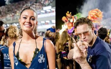 Sophie Charlotte e Matt Smith passam pelo Camarote Alma Rio no Carnaval Sophie Charlotte e Matt Smith são os destaques de segunda-feira no Camarote Alma Rio (Foto: Miguel Sá)