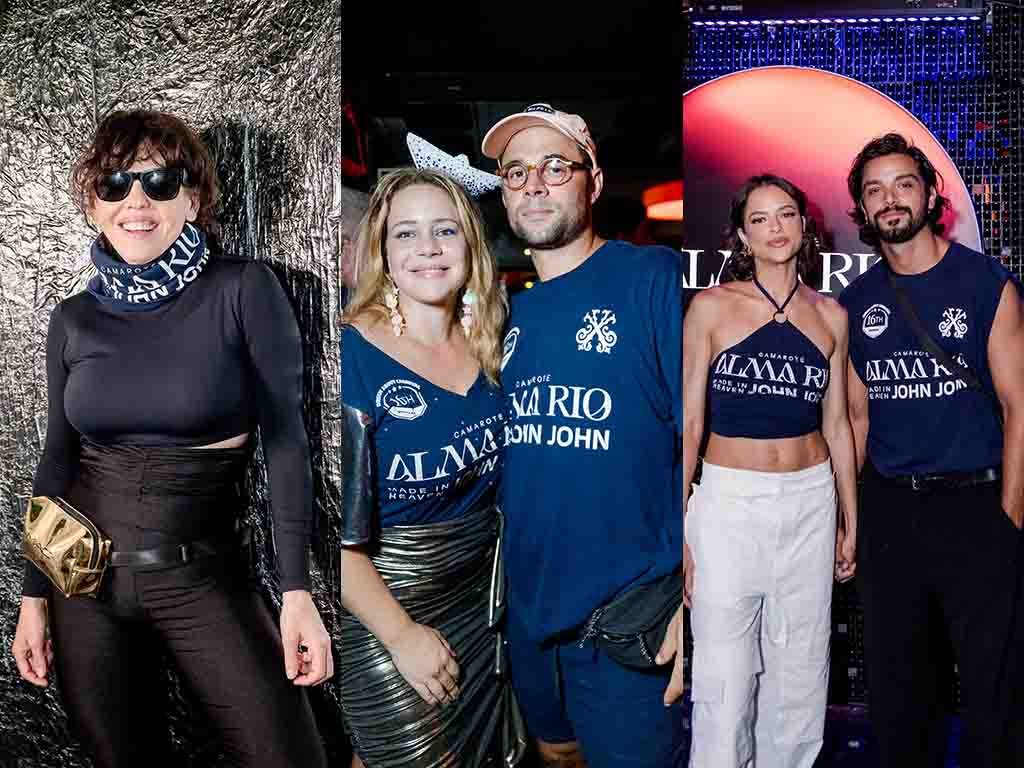 Bárbara Paz, Leandra Leal e Guilherme Burgos e Ágatha Moreira e Rodrigo Simas no Camarote Alma Rio (Fotos: Miguel Sá) Bárbara Paz, Leandra Leal e Guilherme Burgos e Ágatha Moreira e Rodrigo Simas no Camarote Alma Rio (Fotos: Miguel Sá)