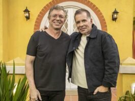 ‘Casa do Patrão’ estreia 27 de abril com prova ao vivo no Disney+ e Leandro Hassum durante apresentação do reality 'Casa do Patrão', que estreia com transmissão ao vivo pelo Disney+ (Foto: Divulgação/Antonio Chahestian)