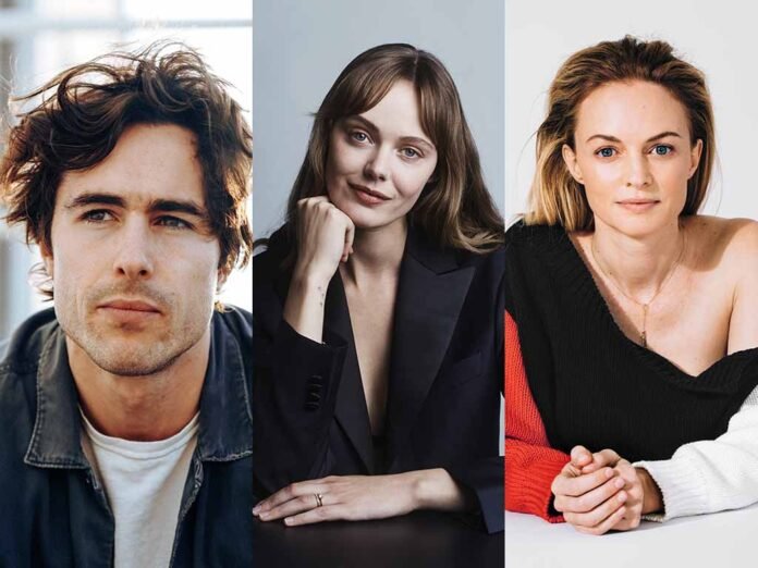 Ben Schnetzer, Frida Gustavsson e Heather Graham fazem parte da 4ª temporada de 'The White Lotus' (Fotos: Raz Azraai/Pierre Björk/Ben Ritter)