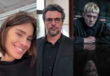 ‘A Viagem’ ganha filme com Carolina Dieckmmann e Rodrigo Lombardi Carolina Dieckmmann, Rodrigo Lombardi e Pedro Novaes estrelam o filme 'A Viagem', que iniciou gravações nos Estúdios Globo (Fotos: Reprodução/Instagram e Globo/Estevam Avellar)