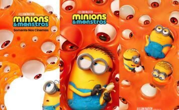 ‘Minions & Monstros’ ganha novos pôsteres com criatura inédita Novos pôsteres de 'Minions & Monstros' apresentam criatura inédita da trama (Fotos: Divulgação/Universal Pictures)