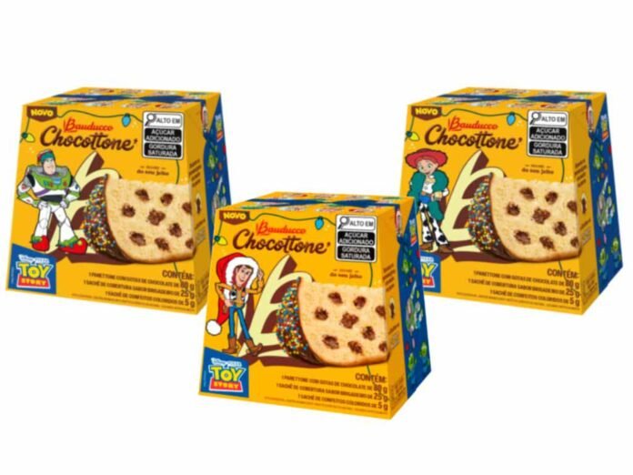 Linha de 'Toy Story' traz Bauducco Mini Chocottone® em três embalagens (Foto: Divulgação)