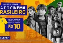 Cinesystem faz promoção no Dia do Cinema Brasileiro com ingressos a R$ 10 Promoção da Cinesystem celebra o Dia do Cinema Brasileiro em 19 de junho