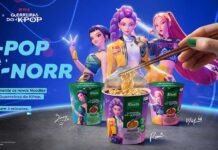 Knorr estreia em noodles com edição de ‘Guerreiras do K-Pop’ no Brasil Knorr entra na categoria de noodles instantâneos com edição limitada (Foto: Divulgação/Knorr)