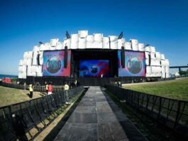 Rock in Rio Lisboa destaca artistas brasileiros em dia esgotado Rock in Rio Lisboa reuniu 100 mil pessoas e apresentou shows de artistas brasileiros e internacionais em Portugal. (Foto: João Ferreira)