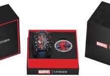 Citizen apresenta coleção Marvel do Homem-Aranha no Brasil Citizen apresenta no Brasil a coleção Marvel inspirada no Homem-Aranha (Foto: Divulgação)