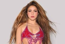 Shakira bate 100 milhões de ouvintes mensais no Spotify Shakira alcançou 100 milhões de ouvintes mensais no Spotify (Foto: Divulgação/Spotify)