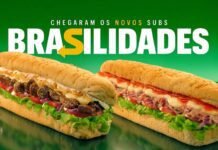 Subway aposta em cores da marca para divulgar linha ‘Brasilidades’ Subway lança linha 'Brasilidades' com novos sabores no Brasil (Foto: Divulgação)