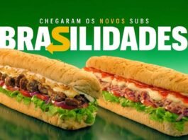 Subway aposta em cores da marca para divulgar linha ‘Brasilidades’ Subway lança linha 'Brasilidades' com novos sabores no Brasil (Foto: Divulgação)