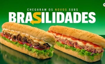 Subway aposta em cores da marca para divulgar linha ‘Brasilidades’ Subway lança linha 'Brasilidades' com novos sabores no Brasil (Foto: Divulgação)