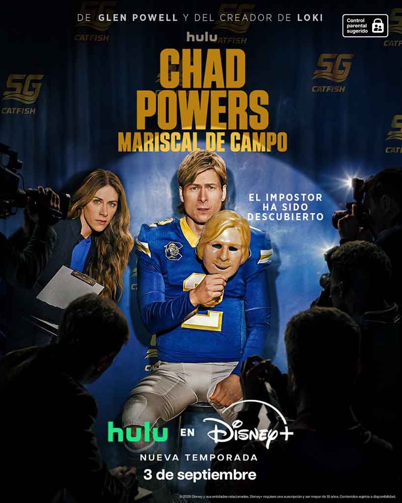 'Chad Powers' retorna ao Disney+ com seis episódios em 3 de setembro 'Chad Powers' retorna ao Disney+ com seis episódios em 3 de setembro