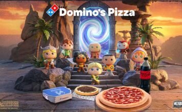 ‘Caverna do Dragão’ ganha colecionáveis em campanha da Domino’s Coleção da Domino's reúne personagens de Caverna do Dragão em embalagens-surpresa (Foto: Divulgação/ Arena/ Domino's)