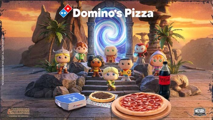 Coleção da Domino's reúne personagens de Caverna do Dragão em embalagens-surpresa (Foto: Divulgação/ Arena/ Domino's)