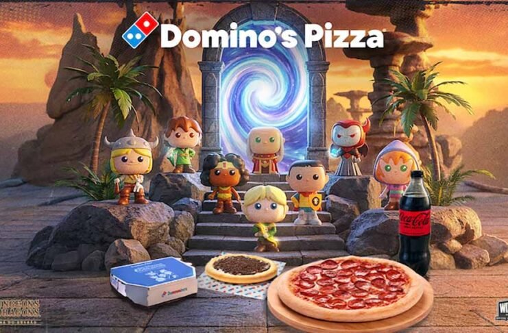 Coleção da Domino's reúne personagens de Caverna do Dragão em embalagens-surpresa (Foto: Divulgação/ Arena/ Domino's)
