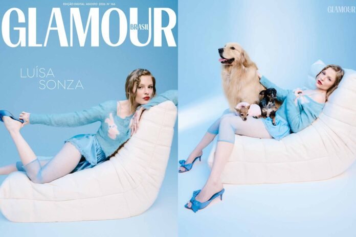 Luísa Sonza estrela a capa da edição digital de agosto da Glamour (Fotos: Tauana Sofia/Glamour)