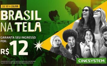 Cinesystem oferece filmes nacionais por R$ 12 até 23 de setembro Campanha Brasil na Tela oferece ingressos a R$ 12 para filmes nacionais na Cinesystem (Foto: Divulgação)