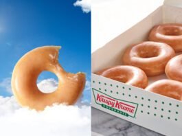 Krispy Kreme cria ‘Modo Nuvem’ com Original Glazed no Dia da Nuvem Krispy Kreme promove ação do Dia da Nuvem em 12 de setembro (Fotos: Divulgação)