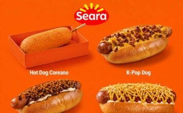 Seara terá hot dogs e churrasco de R$ 15 a R$ 42 no Rock in Rio Seara terá opções de hot dogs no cardápio do Rock in Rio 2026 (Foto: Divulgação)