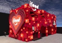 iFood leva ‘Animômetro’ e festa interativa ao Rock in Rio Brasil 2026 iFood terá estande próximo ao Palco Mundo durante o Rock in Rio Brasil 2026 (Foto: Divulgação)