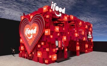 iFood leva ‘Animômetro’ e festa interativa ao Rock in Rio Brasil 2026 iFood terá estande próximo ao Palco Mundo durante o Rock in Rio Brasil 2026 (Foto: Divulgação)