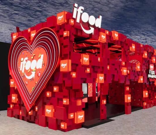 iFood leva ‘Animômetro’ e festa interativa ao Rock in Rio Brasil 2026 iFood terá estande próximo ao Palco Mundo durante o Rock in Rio Brasil 2026 (Foto: Divulgação)