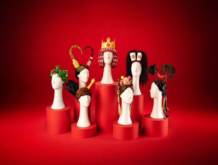 Burger King e Heinz realizaram campanha para o Dia do Cabelo Maluco em outubro de 2026 (Foto: Divulgação/Burger King)