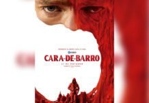 Cine Araújo dará brindes de ‘Cara-de-Barro’ a partir de 21 de outubro Cine Araújo distribuirá mini pôsteres de Cara-de-Barro a partir de 21 de outubro (Foto: Divulgação/Cine Araújo)