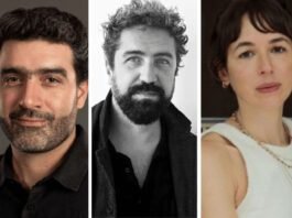 Gustavo Mello, Vellas e Bárbara Teixeira integram a equipe responsável pela produção de Bateau Mouche (Foto: Divulgação/Boutique Filmes)