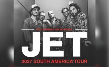 JET anuncia primeiro show no Brasil em 2027; veja preços e ingressos Banda australiana JET fará sua primeira apresentação no Brasil em abril de 2027 (Foto: Divulgação)