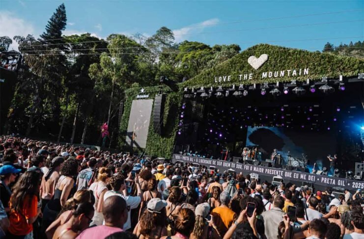 Rock the Mountain reuniu aproximadamente 150 mil pessoas em 2025, durante seis dias de evento em Itaipava (Foto: Fluxa Mangabeira)